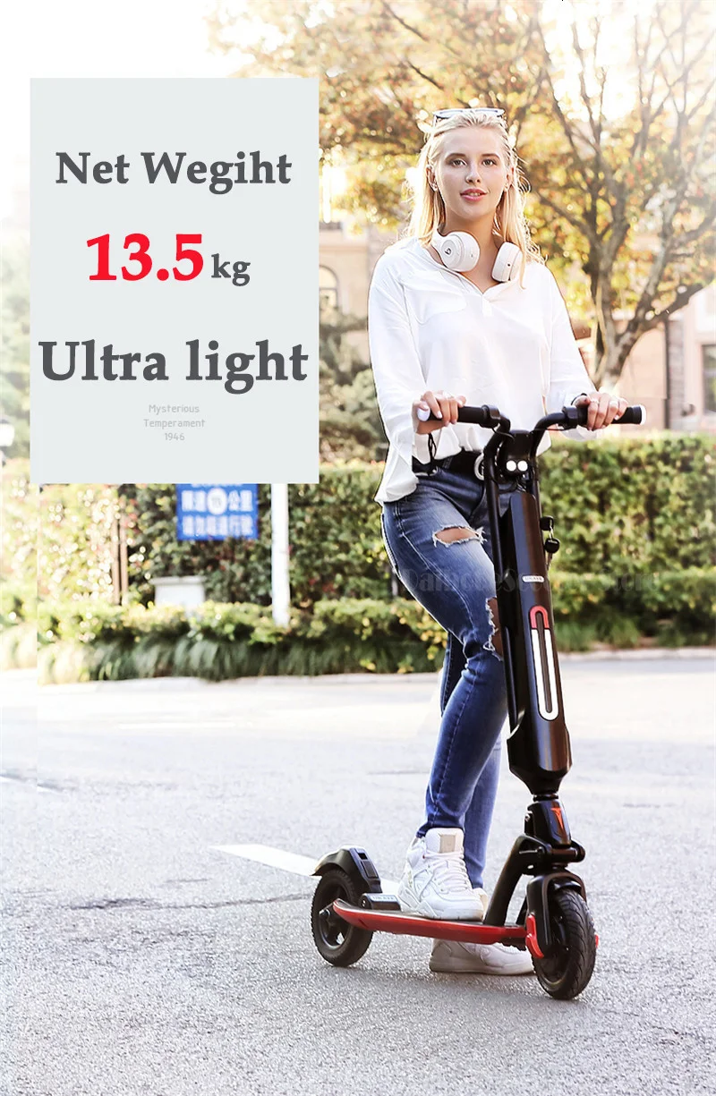 Daibot 8.5 Inch Mini Portable Electric Scooter 2 Wheels Electric Scooters 300W 36V Folding Lightweight Electric Scooter Adult (12)
