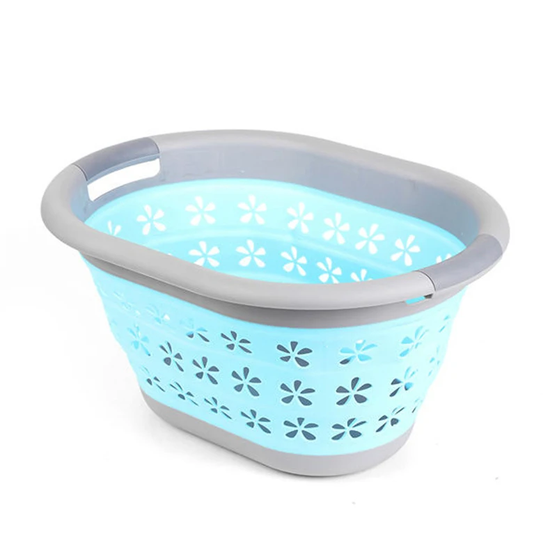 

Folding Clothes Toy Laundry Basket Home Sundries Storage Baskets Home Accessories Collapsible Portable Outdoor Travel Basket