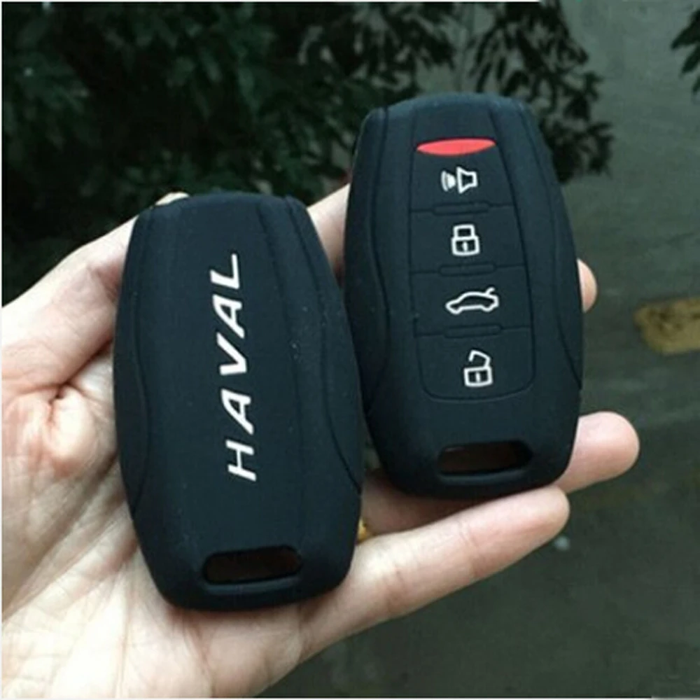 Silicone Car Key Cover Case For HAVAL all Model H3 H5 H6 H7 H8 H9 H8 M4 SC C30 C50 WEY key case key case cover car key shell