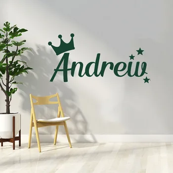 

CustomWall Stickers Personalized Name Stickers for Baby Girl Boy Nursery Wall Decals Decorative Stickers Children Room Art