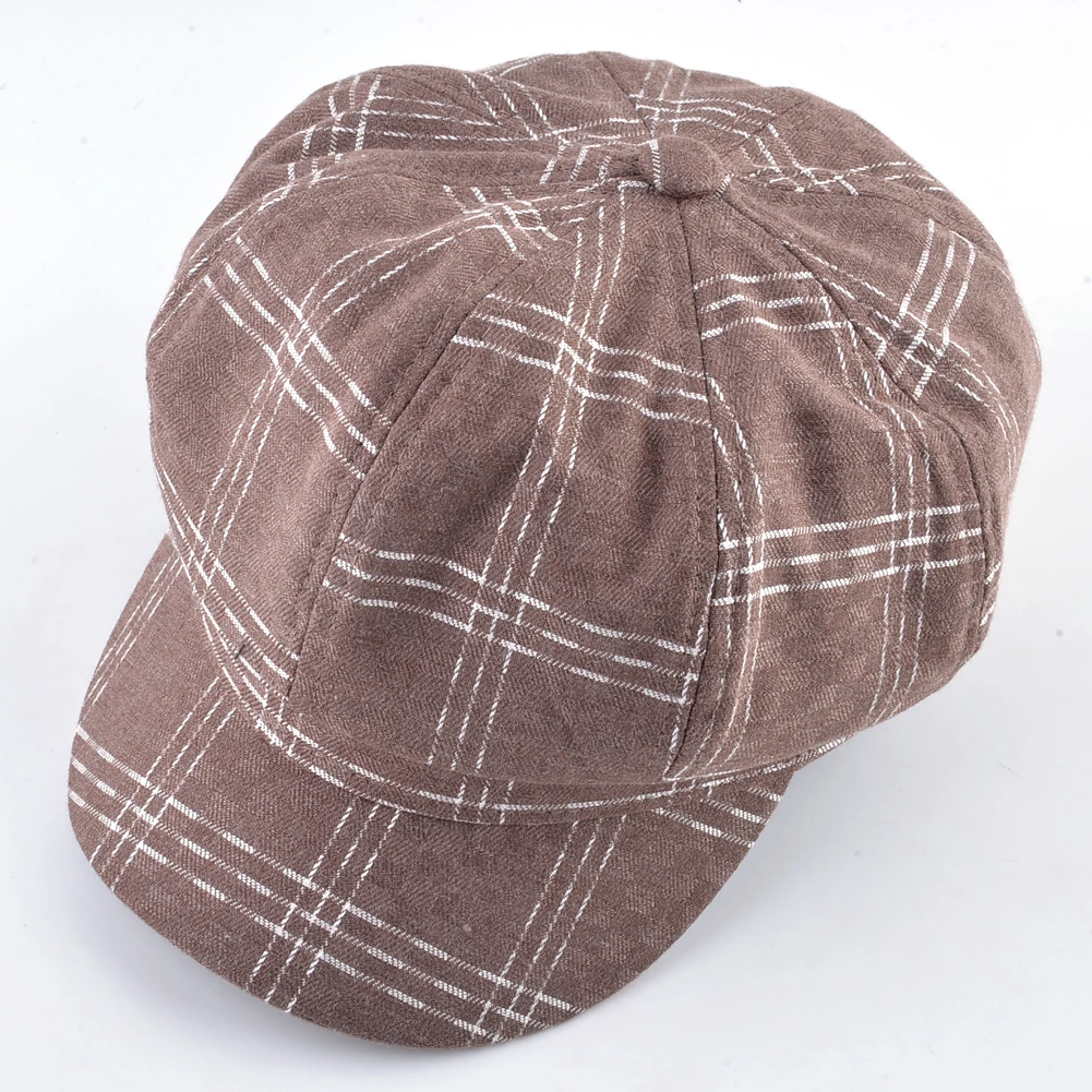 Модные зимние шляпы для мужчин Военная восьмиугольная кепка Женская кепка газетчика плоские винтажные береты шляпа Повседневная gorros planas