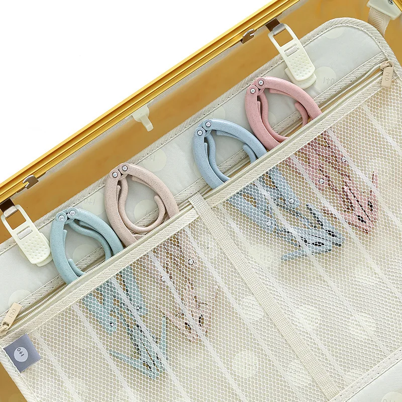 Acic Ru Shan Travel Clothes Hanger Portable Multi-functional Foldable Clothes Hanger Tour Pals Outdoor Drying Rack Plastic Cloth
