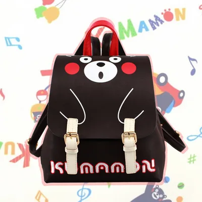 IVYYE Kumamon модные рюкзаки из искусственной кожи рюкзаки мультфильм рюкзак Повседневные детские школьные сумки Детский рюкзак унисекс