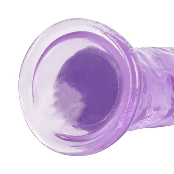 Soft Jelly Dildos With Strong Suction Cup Realistic Dildo Without Vibrator Artificial For Lesbian Female Masturbation Sex Toys 5