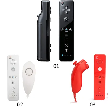 

wii Gamepad wii Left and right handle Game accessories Gamepad Wireless controller Infrared remote control Game vibration wii