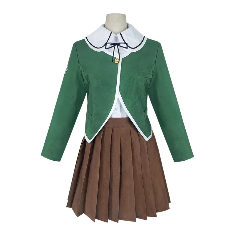 Kuma Chihiro Fujisaki Cosplay Costume Danganronpa Fujisaki Cosplay Wig Women's JK Uniforms Suit Halloween Carnival Costume0 (2)