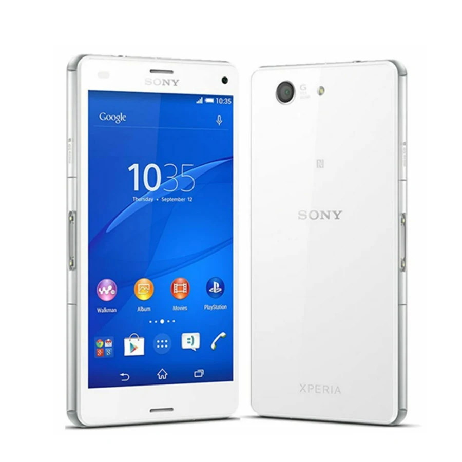 4,6 дюймов sony Z3 compact D5833 2 Гб 16 Гб мобильный телефон sony Snapdragon 801 четырехъядерный 2600 мАч 4G NFC смартфоны