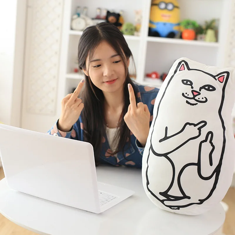 46 см Ripndip Властелин нермальный лёгкий плюшевый игрушечный мягкий Кот зеленый