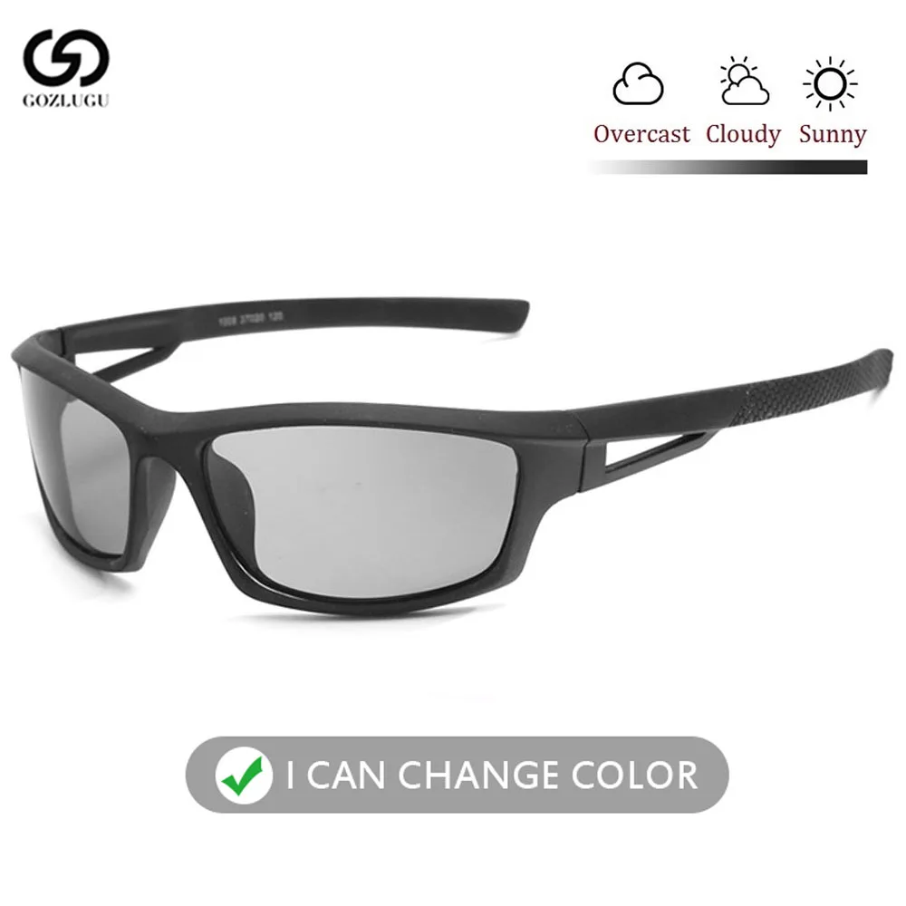 New high quality color changing sunglasses men's polarized chameleon fashion glasses | Аксессуары для одежды