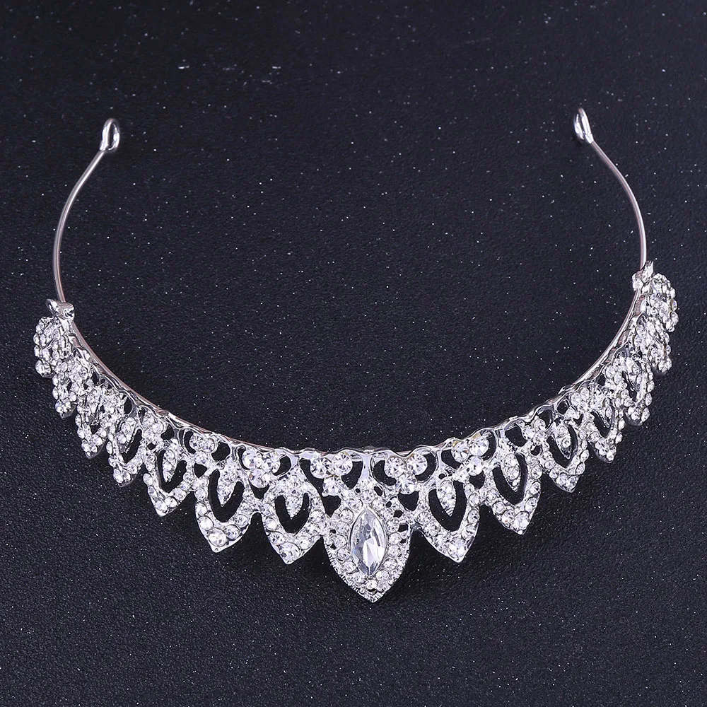 Bridal Headwear Crystal Jewelry Tiara Crown for Wedding