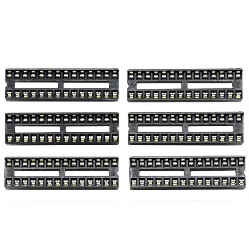66 шт./лот DIP ИС адаптер припоя Тип гнездо комплект 6 8 14 16 18 20 24 28 Pin для arduino PCB Diy