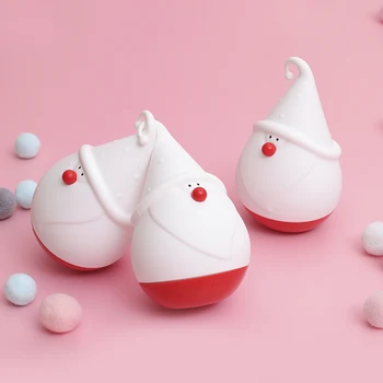 

Santa Claus Ligh Christmas Tree Patted Silicone LED Night Light 4 Color Touch Sensor Tap Control Gift for Children Baby Kids