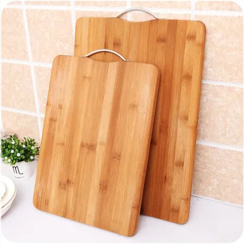 

Kitchen Chopping Board Bamboo Rectangular Solid Wood Cutting Chopping Board storage container