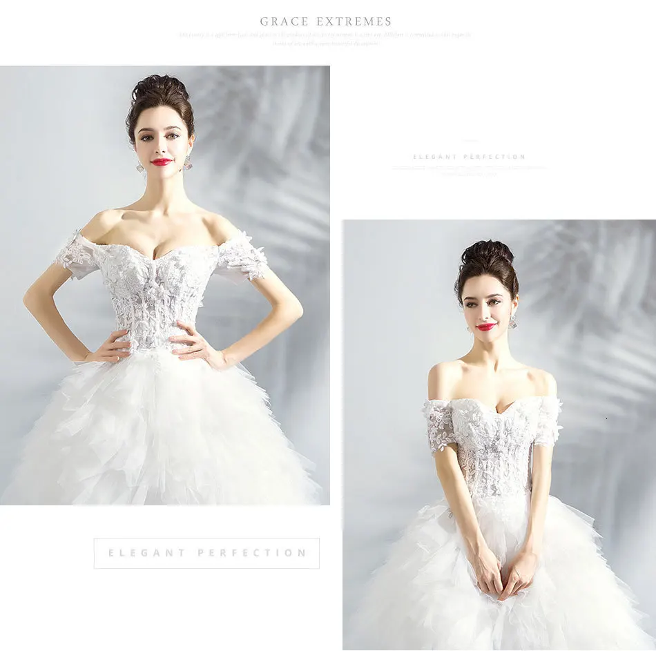 Vivian's Bridal, роскошное сказочное бальное платье с перьями, свадебное платье, элегантное, карамельного цвета, Многоуровневое, с рюшами, с часовней, со шлейфом, свадебное платье