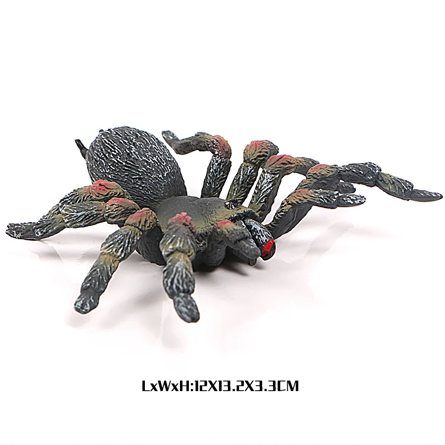 100 teilige schwarze Spinne Insekt Modell pädagogisches Spielzeug Partei 