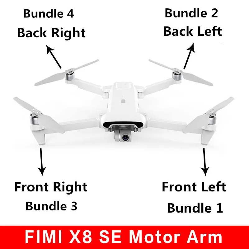 FIMI X8 SE Радиоуправляемый Дрон вертолет Мотор рычаг Радиоуправляемый квадрокоптер запасные части инструмент для ремонта запасные аксессуары FIMI дилер