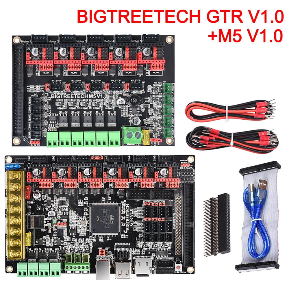 BIGTREETECH GTR V1.0 Control Board 32Bit+M5 V1.0 Expansion Board 3D Printer Parts TMC2209 TMC2208 VS SKR V1.4 SKR PRO MKS GEN L afbeelding