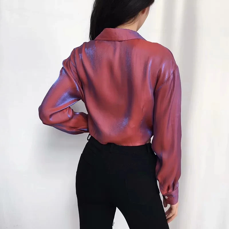 Пикантные Женские топы и блузки kawaii boho корейская модная одежда женские топы, блузы elegantes de mujer