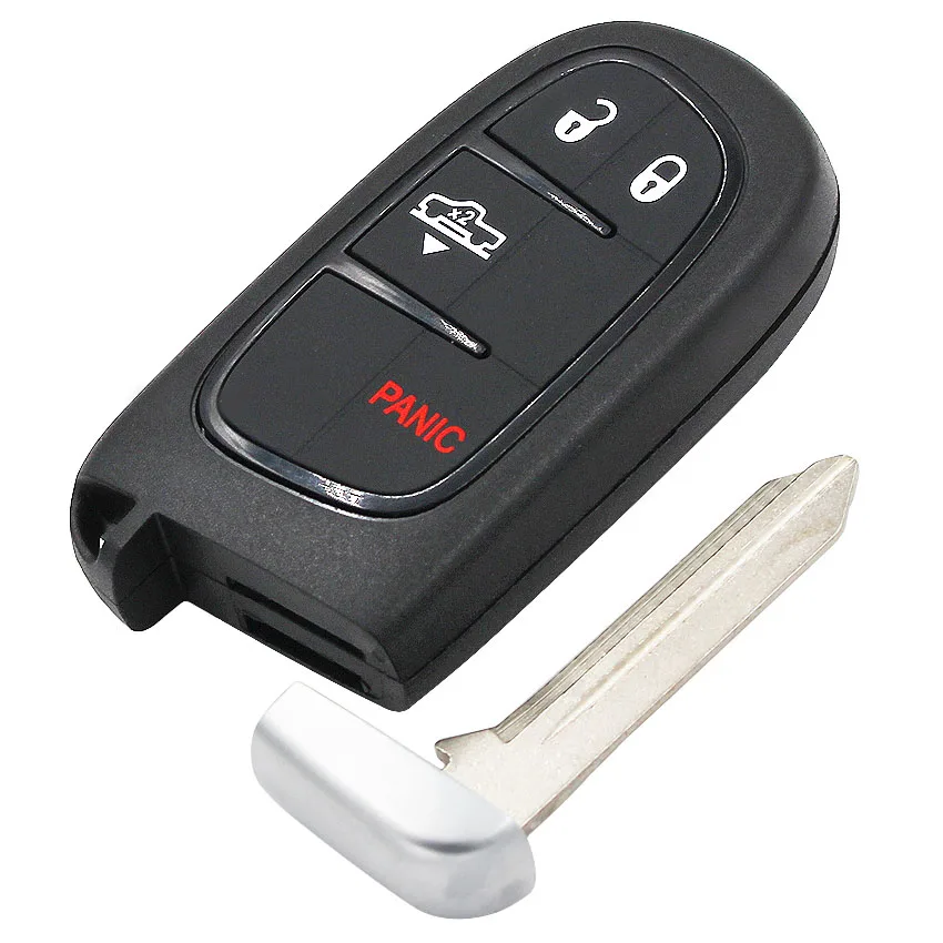 4/3+ 1 кнопка дистанционный смарт ключ-брелок для Jeep Cherokee ram 433MHz 7953M 4A чип FCC: GQ4-54T