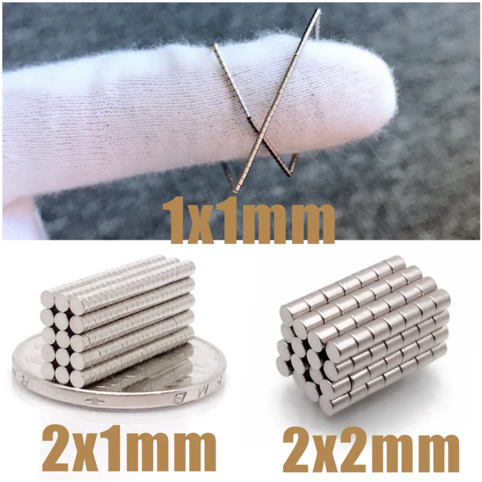 N35 kolo magnetem 1x1 2x1 2x2 mm neodym magnetem trvalý ndfeb super silná sytý magnety 1*1 2*1 2*2