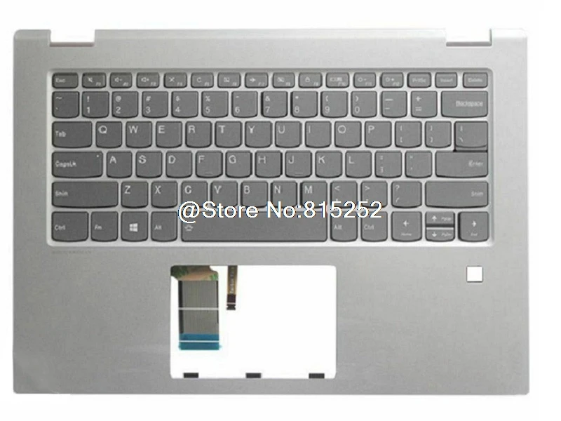 Подставка для ноутбука и клавиатура для lenovo YOGA 520-14IKB 520-14 английский Швейцарский SW с подсветкой отпечатков пальцев 5CB0N67686 5CB0N67517
