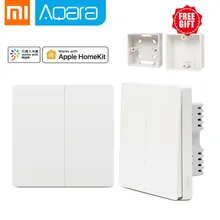 Xiao mi jia умный дом Aqara умный светильник с управлением ZiGBee беспроводной ключ и настенный выключатель через смартфон с mi home APP