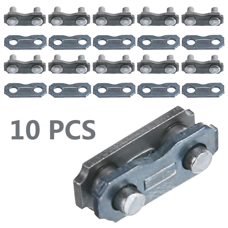 10Pcs/lot Chainsaw Link Stainless Steel Chain Joiner Link For Joinning
