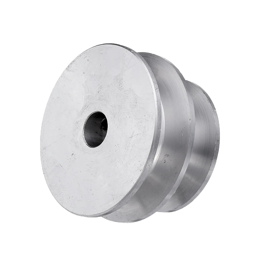 Алюминиевый сплав 40& 50 мм двойной паз шкив 8-20 мм фиксированный диаметр V-shape шкив колеса для 10 мм круглый ремень