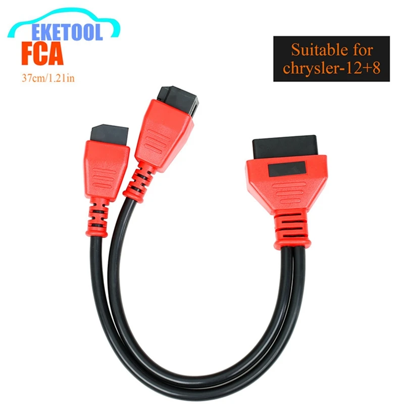 

EU Ship FCA SWG 12+8 Adapter For Chrysler Work on MaxiSys/IM608 /Launch X431 V/OBDSTAR Chrysler 12+8 Connector