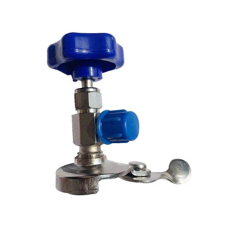 Auto R134a Air Refrigerant AC Can Tap Valve Bottle Opener Tool With Blue Cap AP Y98C | Автомобили и - Цена: US $5.59