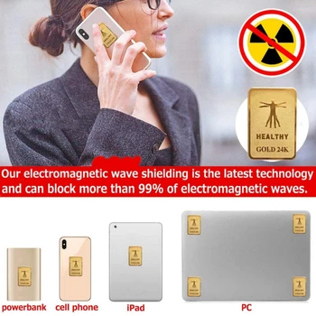 

Hot Quantum Shield Sticker Mobile Phone Sticker For Cell Phone Anti Radiation Protection from EMF Fusion Excel Anti-RadiationC