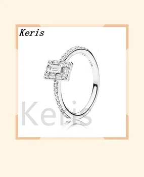 

100% 925 silver sterling new 197541cz 1:1 luminous ice stylish women's fashionable fashion ring elegant present free freight