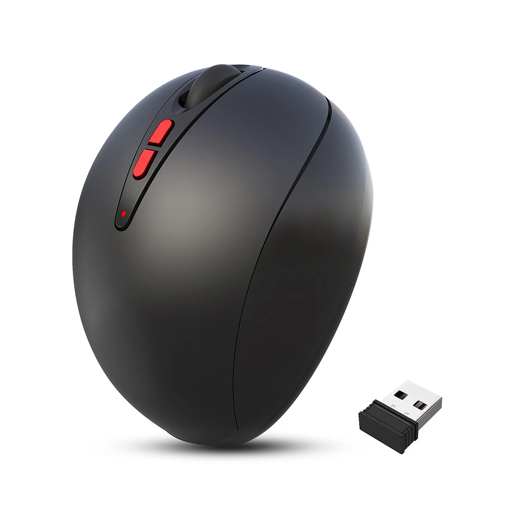 Домашняя Чувствительная оптическая беспроводная мышь с питанием от аккумулятора 2,4 ГГц, точный, офисный, регулируемый, dpi, usb-приемник, эргономичный, вертикальный, ABS