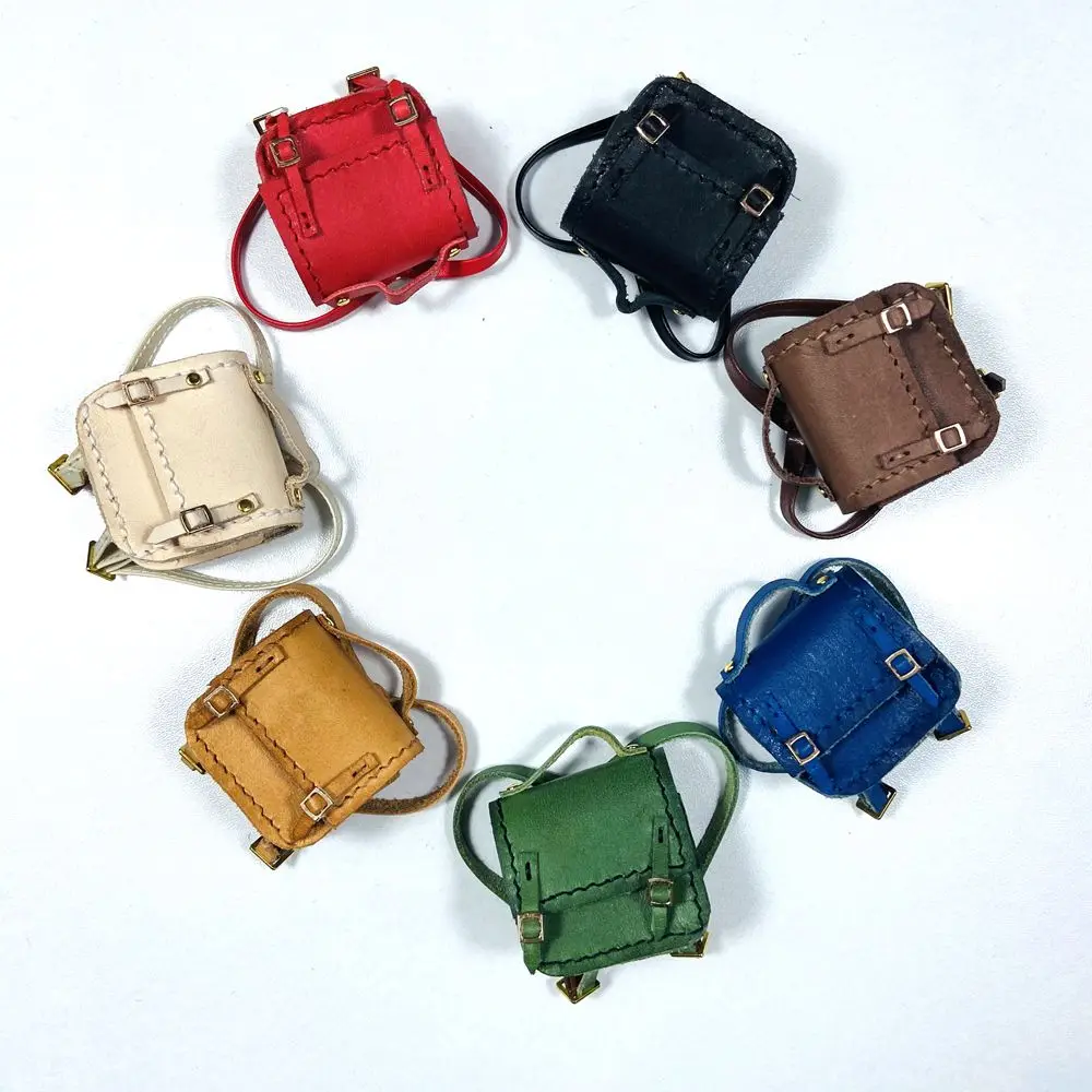 NEW Handmade 1PCS 1/6 BJD Mini School Bag for Blyth OB11 OB24 1/8 1/12 Dolls Accessories