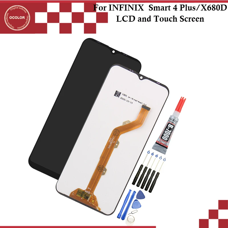 Ocolor For Infinix Smart 4 Plus Lcd Display And Touch Screen Digitizer Assembly 6 82 Inch For Infinix X680d Screen Replacement Mobile Phone Lcd Screens Aliexpress