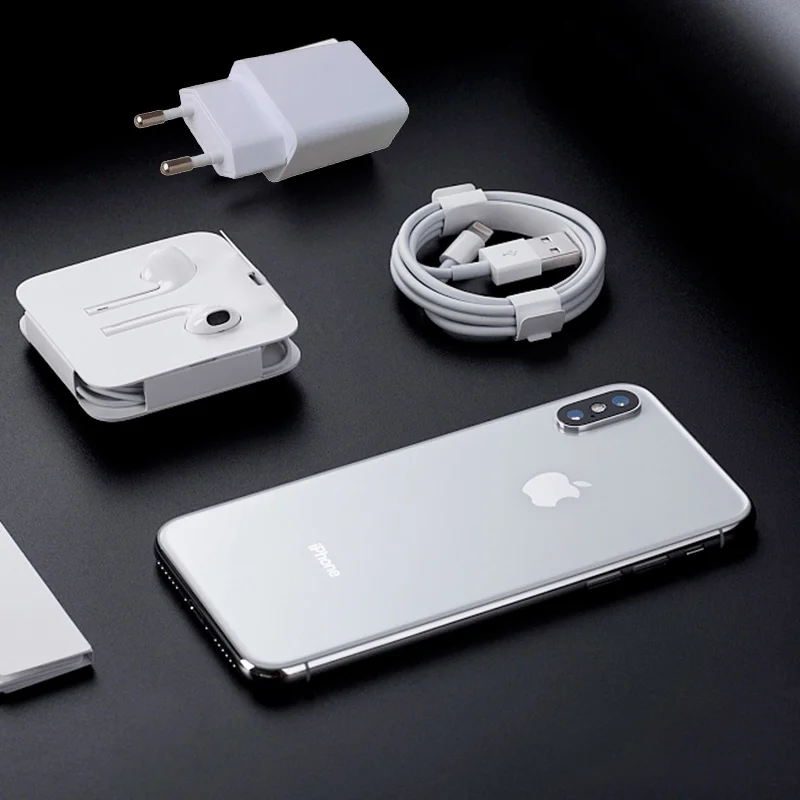 Used Original iPhone X 5.8 inch Cellphones Face Unlocked 4+64/256GB Smartphones Silver/Black 7+12MP 1SIM Card Mobile Phone Used Original iPhone X 5.8 inch Cellphones Face Unlocked 4+64/256GB Smartphones Silver/Black 7+12MP 1SIM Card Mobile Phone