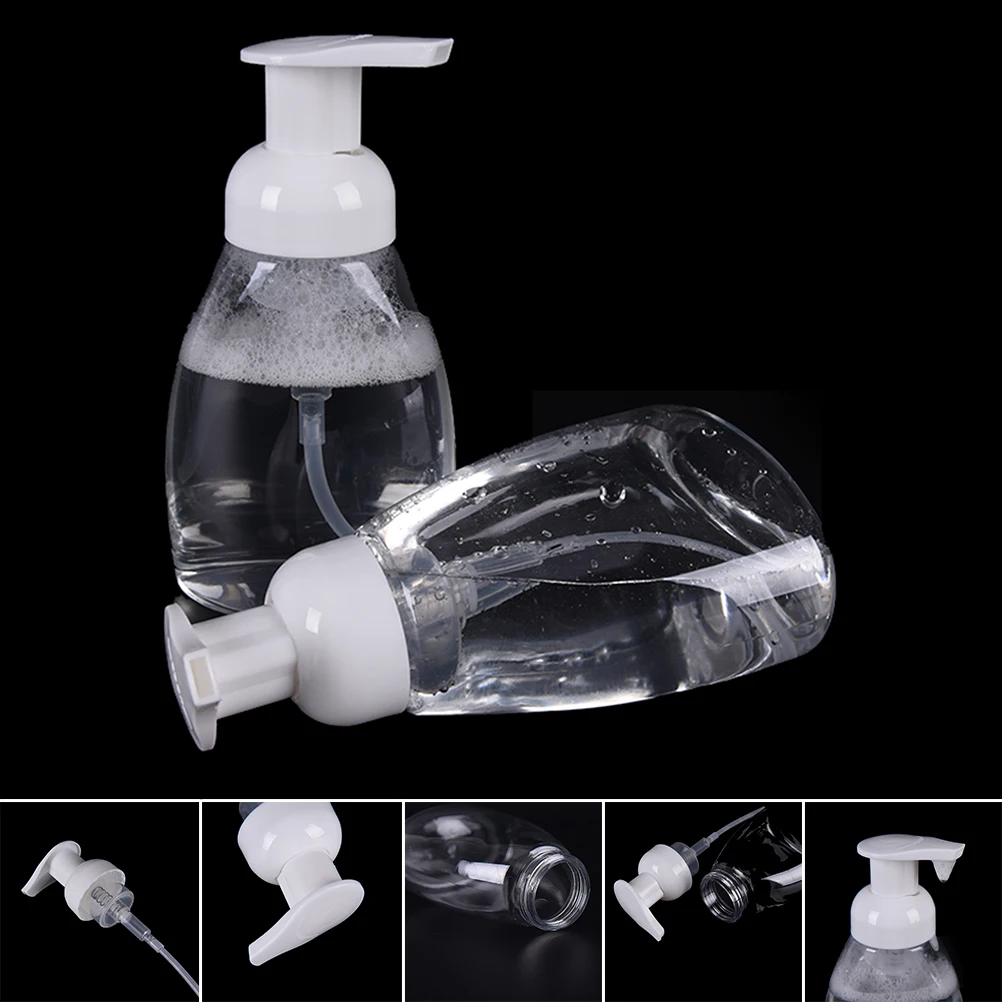 2 Sizes Foaming Bottle Foam Pump Empty Spray Whipped Mouss Liquid Hand Wash Soap Dispenser Refillable Bottles With Cap 1Pc