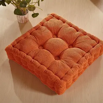 

Tatami Seat Thicken Elastic Chair Cushion Solid Color Seat Cushion Square Floor Cushion for Home Office Chair