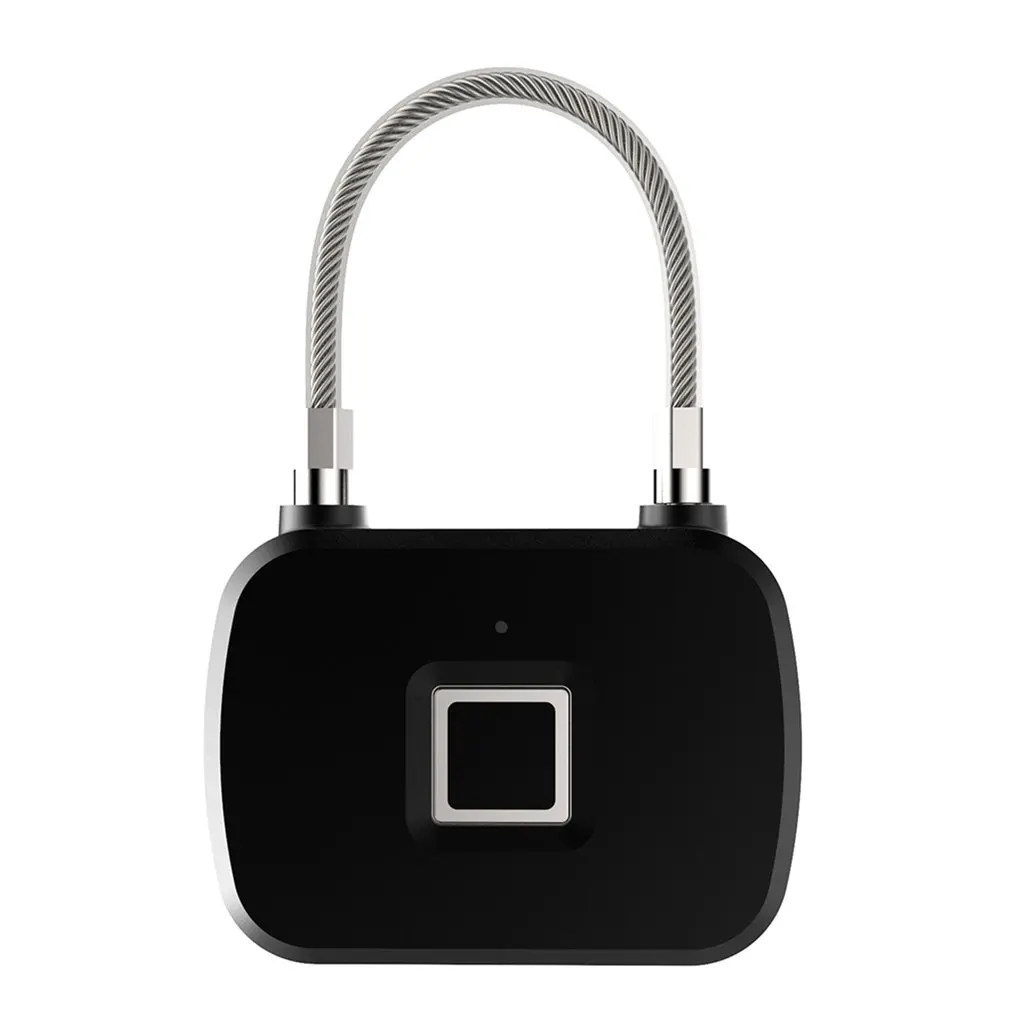 

Smart Thumbprint Door Padlocks Rechargeable Door Lock Fingerprint Smart Padlock USB Keyless Quick Unlock Drop Shipping