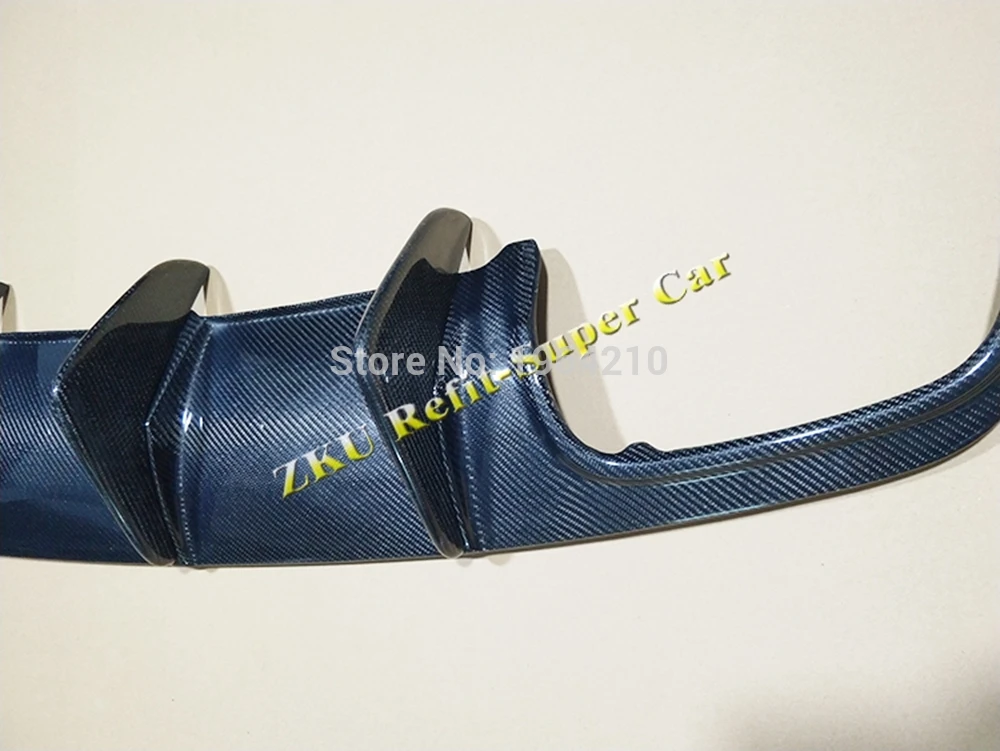 Для Mercedes Benz W204 C63 AMG 4 двери 09-11 Prophas AMG Стиль углеродное волокно задний бампер диффузор бампер спойлер протектор