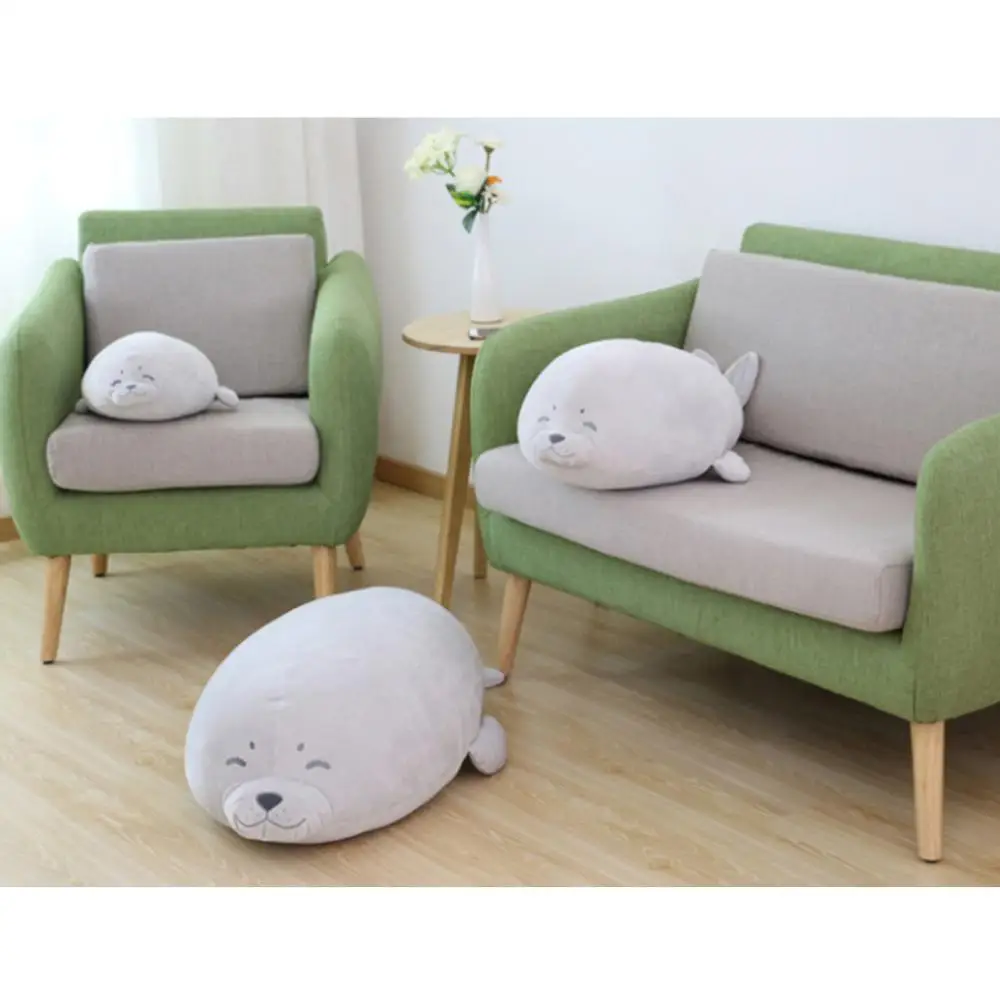 Grey Small YINGGG Seal Soft Plush Pillow Animal Stuffed Toy Gift 45cm 