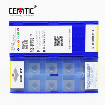 

ZCCCT milling cutter SPMT120408 -PM ybg302 zcc carbide cutting tool lathe bade SPMT 120408 PM for cnc machinery SPMT120408-PM