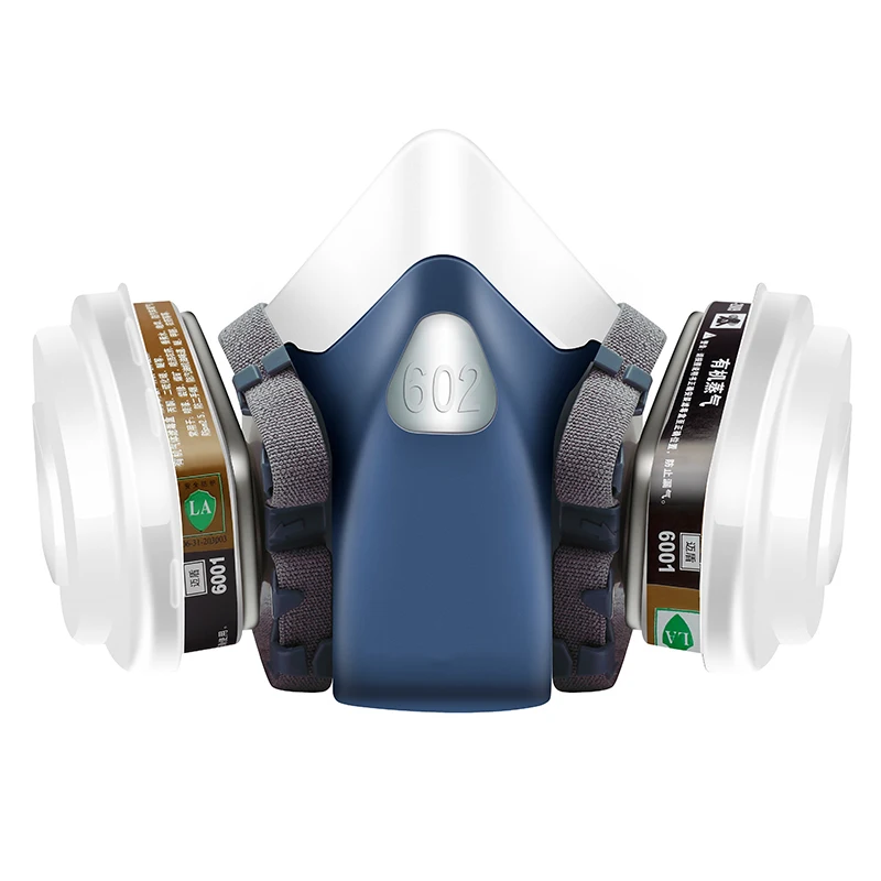 Industrial Respiratory Gas Mask 602 Mask Spray Paint Chemical Organic Gas Protect for Decoration Dust-Proof Pesticide Against