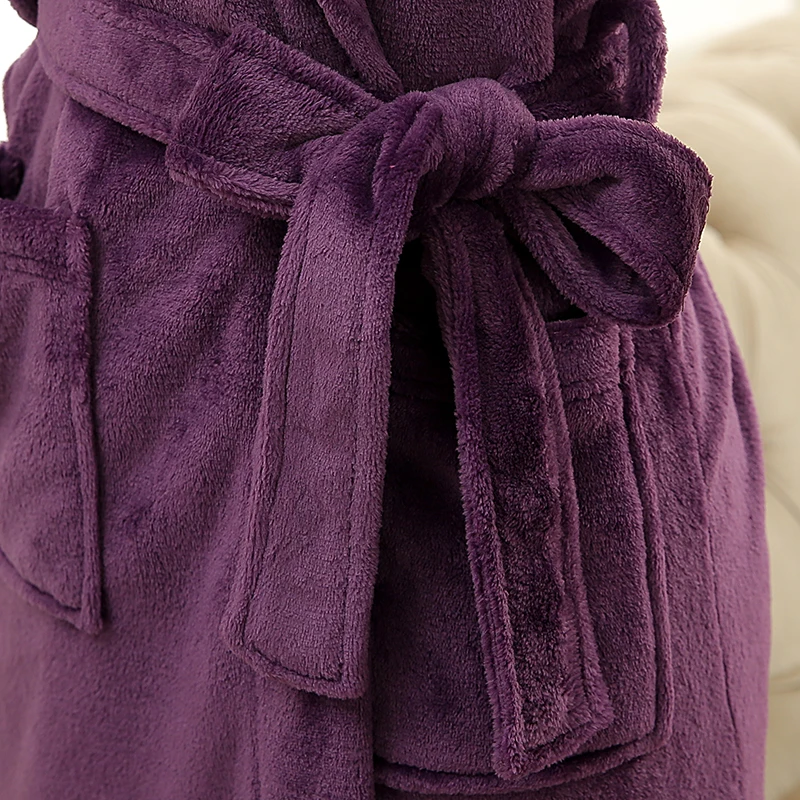 Супер мягкий Шелковый фланелевый Халат-кимоно для влюбленных, Свадебный пеньюар, банный халат подружки невесты для женщин, мужской халат, длинная одежда для сна