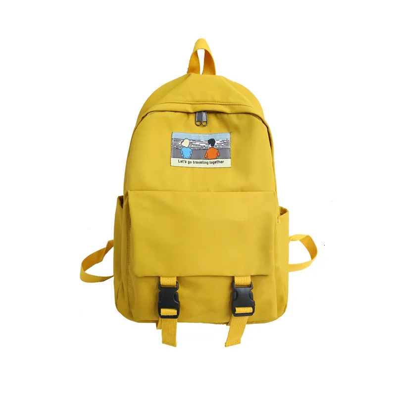 

Simple and fashionable wild campus high school students waterproof backpack large capacity travel computer backpack