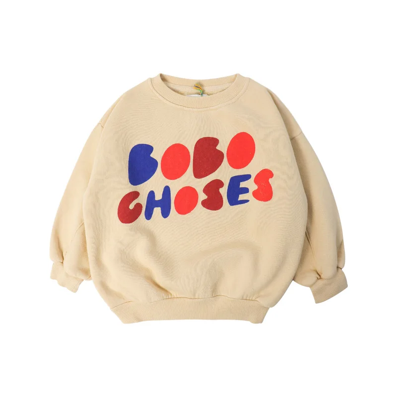 hoodie for girl New Bobo 2021 Autumn And Winter Kids Sweatshirts Cartoon Clothing Baby Boys Sweaters For Girls Long Sleeve Pullover Cute Tops children's anime hoodie