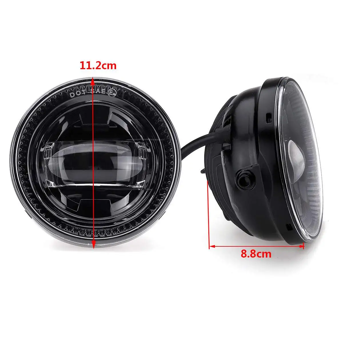 2x LED Fog Lights Lamp For Ford F150 2007-14 Ranger 2008-11 Expedition 2007-2011 Die-cast Aluminum 6500K Waterproof Shockproof