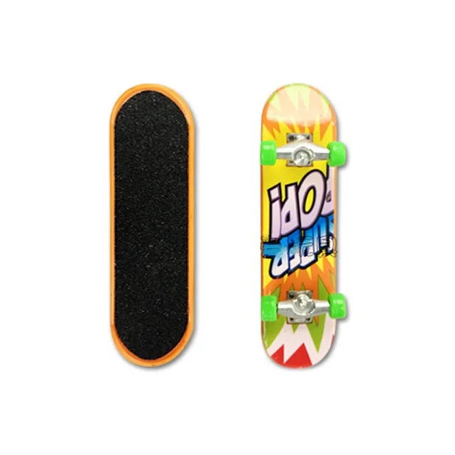 5pcsFinger Skateboard Mini Desktop Toy Set Children Fingerboard Scooter Scooter Two Wheel Bike Toys for Boys 6