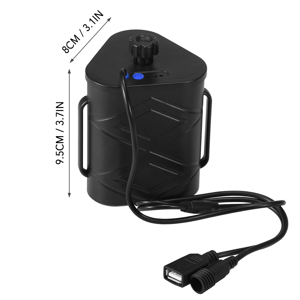 

12V/5V Battery Case Removable Charger Battery Box Holder Dual Interface Fit 18650 / 32650/ Tube Covered 26650