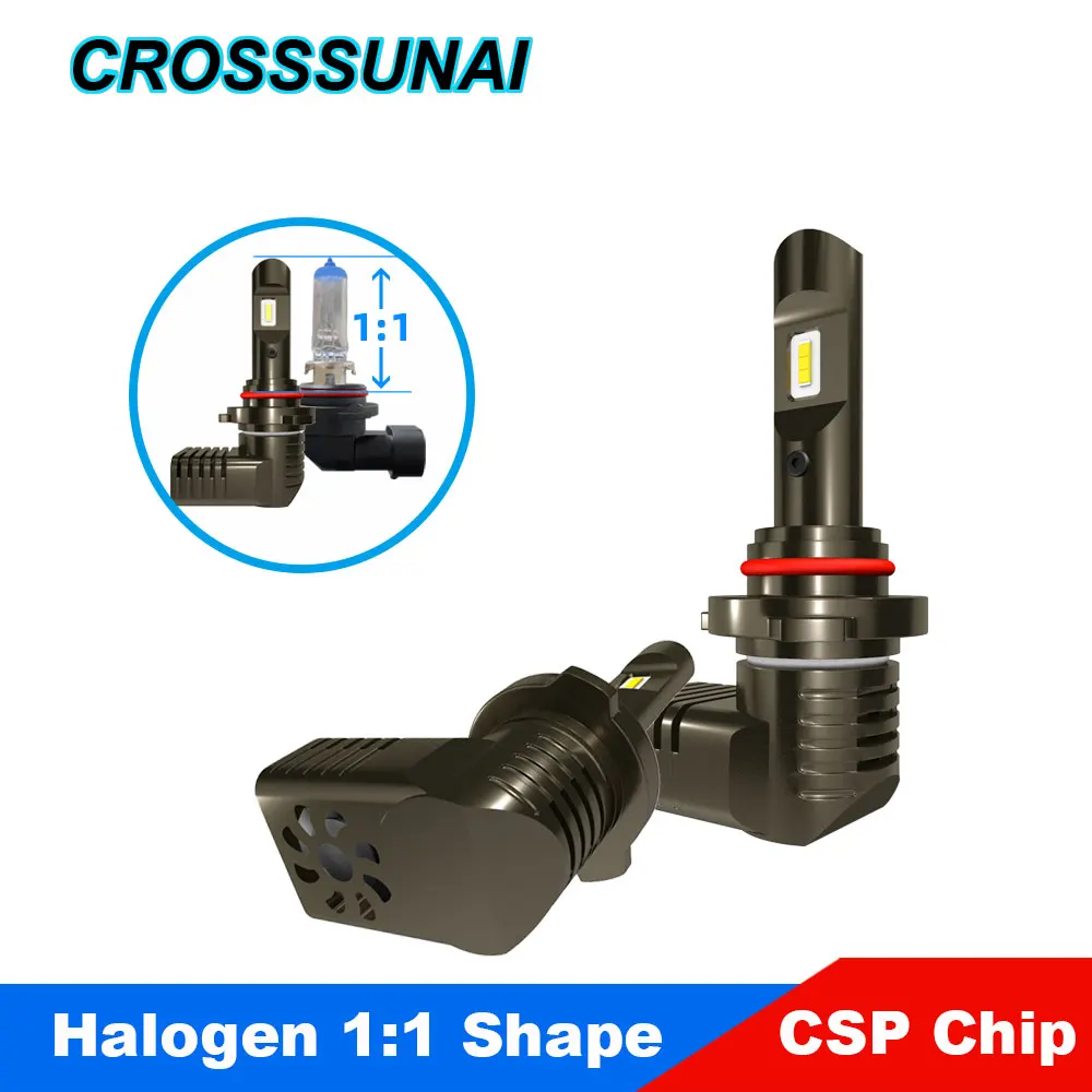 

h11 led 6000k mini luces led H4 H7 H8 hb4 hb3 9005 9006 hb2 H9 Car Headlight 16000lm 72W 12V 24V Automobile Light Bulb Kit Moto